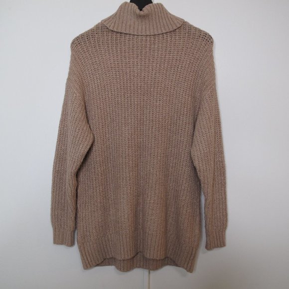TORRID Beige Cable Knit Turtleneck Sweater - Picture 5 of 9